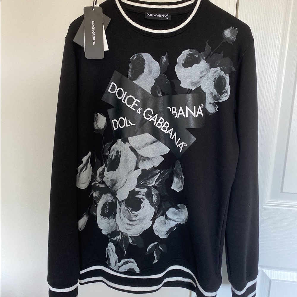 Dolce & Gabbana Floral Crew Neck Sweatshirt